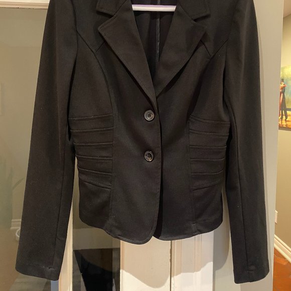 Suzy Shier Black Tailored Suit Jacket/Blazer - Picture 2 of 5